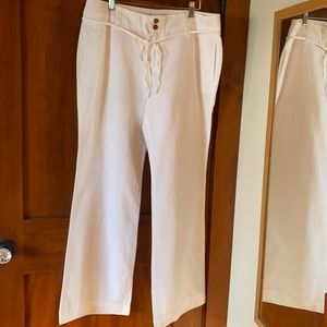 NWTR  Old Navy linen cotton blend cargo pants W 12